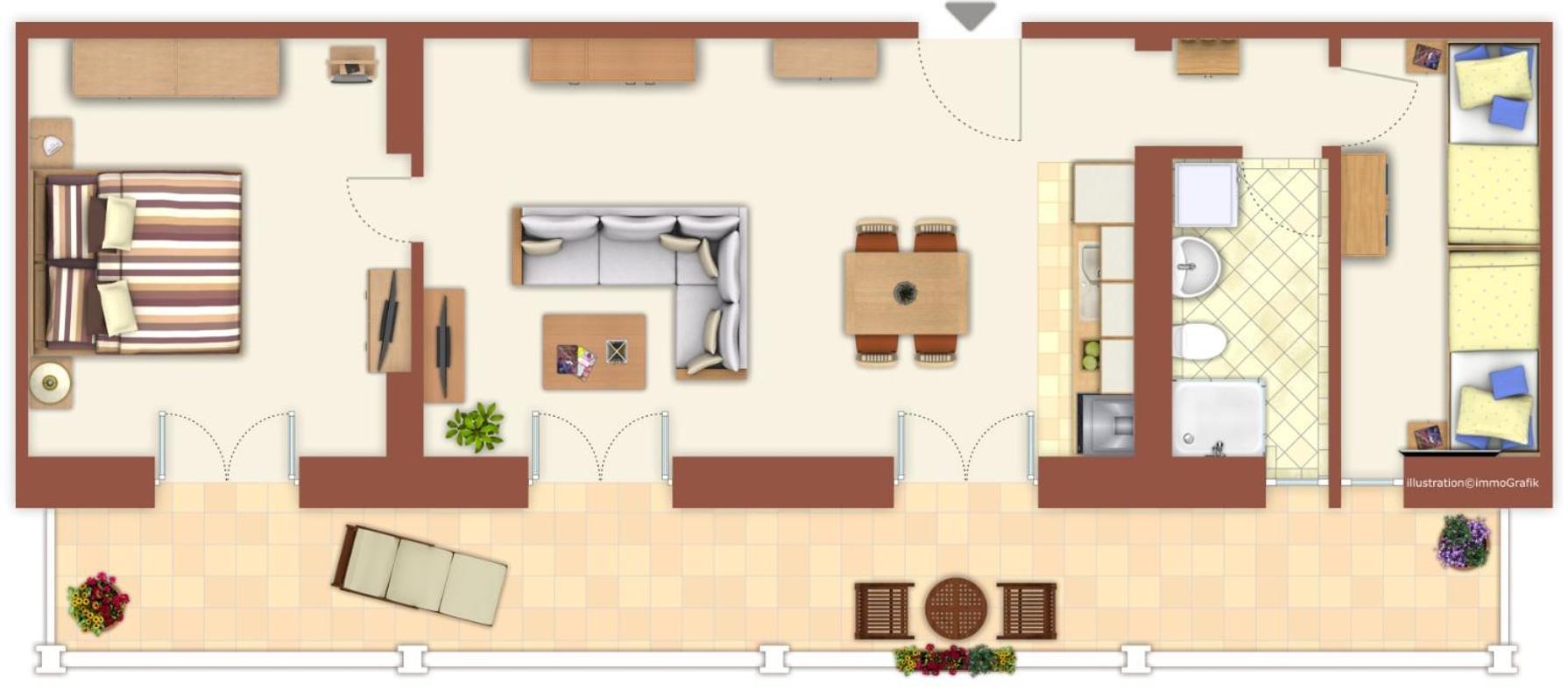 Apartament Berringer, Barsch, Direkt An Der Promenade Rostock Zewnętrze zdjęcie